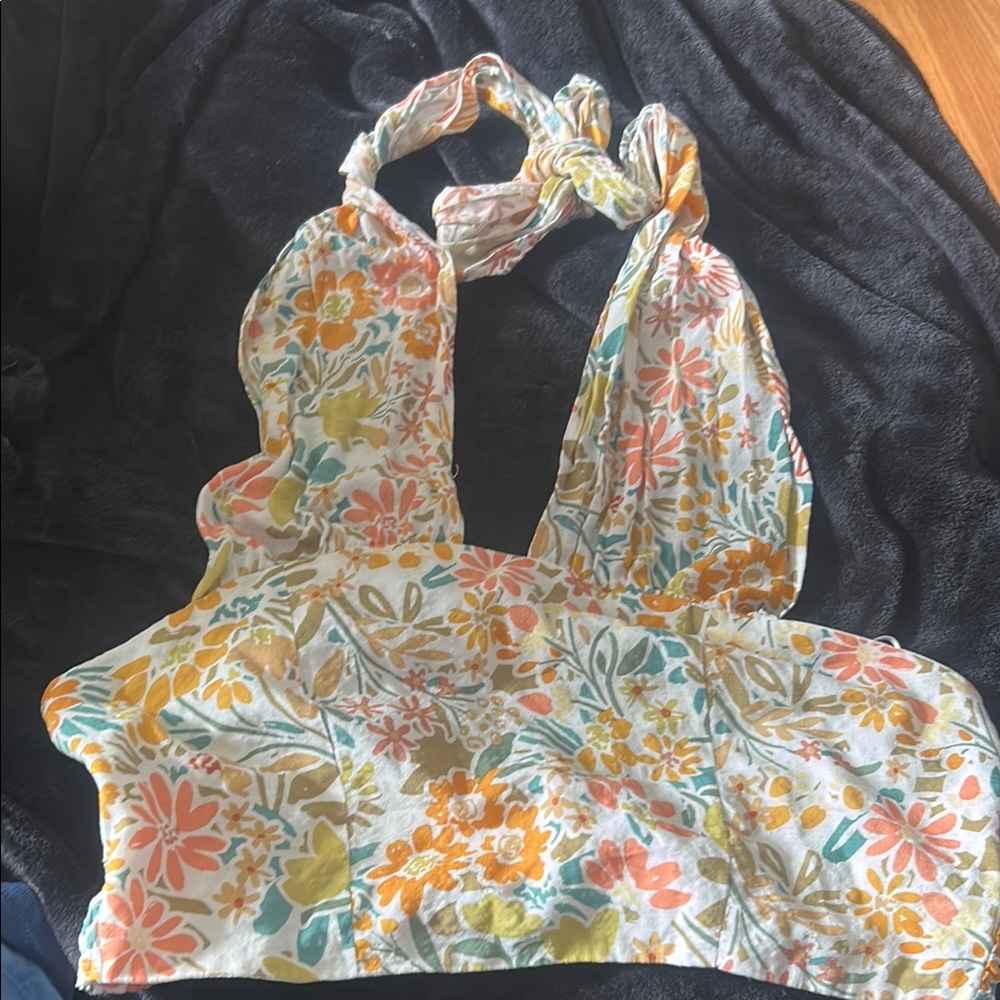 Floral Halter Top